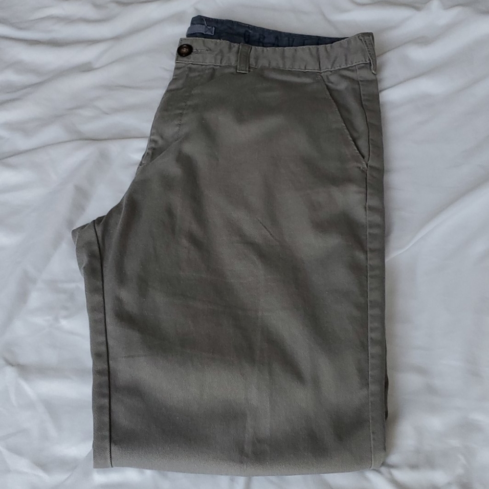 Grey Gravel Chino Pants